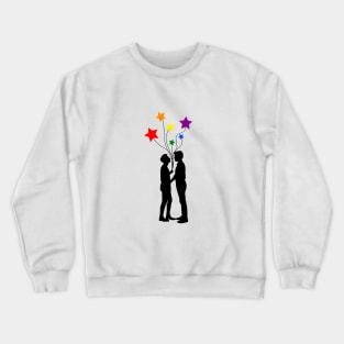 LGBT "LOOKING AT THE STARS" Crewneck Sweatshirt